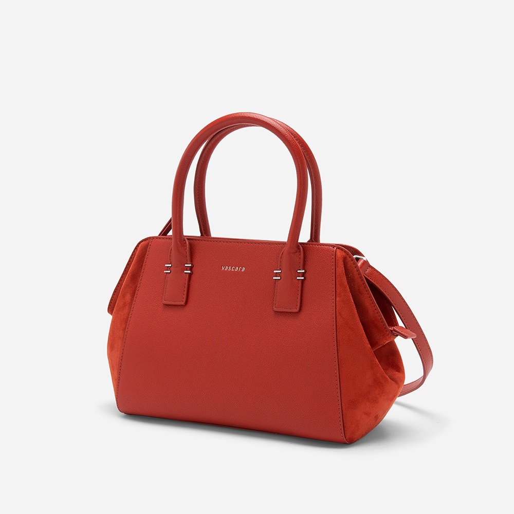 Vascara Túi Xách Tay Phối Layer Nhấn Microfiber - TOT 0119