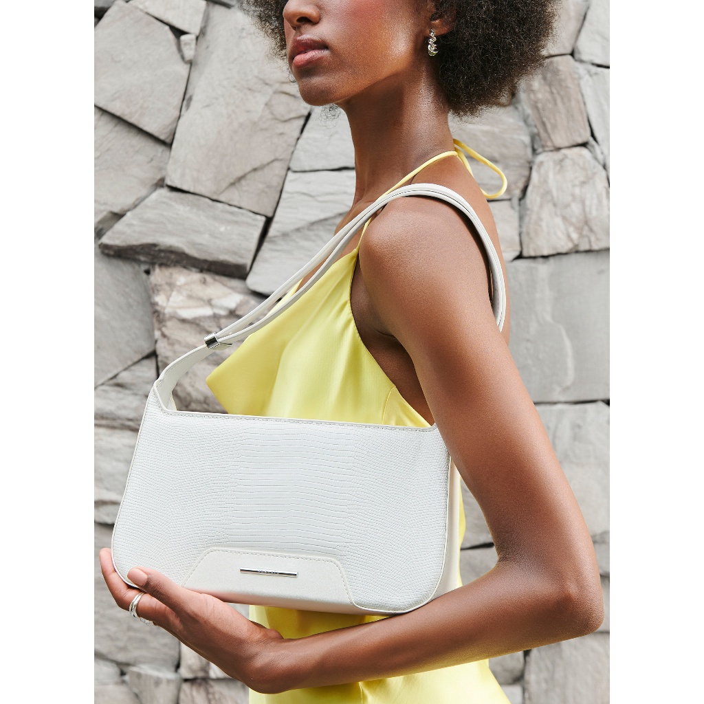 Vascara Túi Tote Đeo Vai Họa Tiết Vân Da Kỳ Đà - TOT 0107