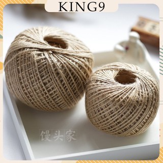 Dây thừng dây gai cuộn trang trí phụ kiện độc đáo decor quà tặng 100m 200m phụ kiện quà tặng KING9