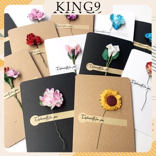 Set hoa diy dán trang trí hộp quà tặng cực đẹp nhiều mẫu phụ kiện quà tặng KING9 (Giá của set 1 bông hoa)