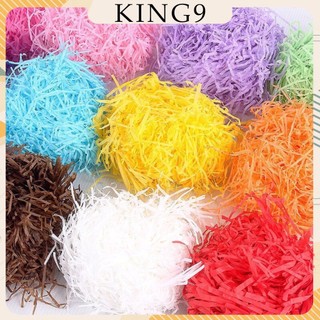 Rơm, giấy vụn trang trí lót hộp quà giấy rơm mịn và đẹp 20g phụ kiện quà tặng KING9