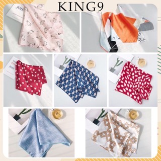 Khăn lụa bandana kích thước 50*50 phụ kiện thời trang KING9