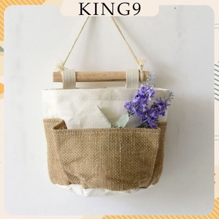giỏ vải treo đơn kép vải bố
