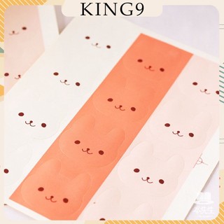 Set 12 sticker thỏ bunny