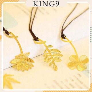 Bookmark đánh dấu trang hoa kim loại phụ kiện văn phòng phẩm King9