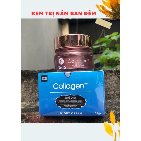 Kem đêm nám Nissa collagen (Bộ Nám )