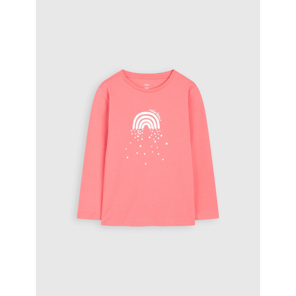 Pack 2 áo mặc nhà bé gái CANIFA chất liệu cotton ML23 1LA22W002