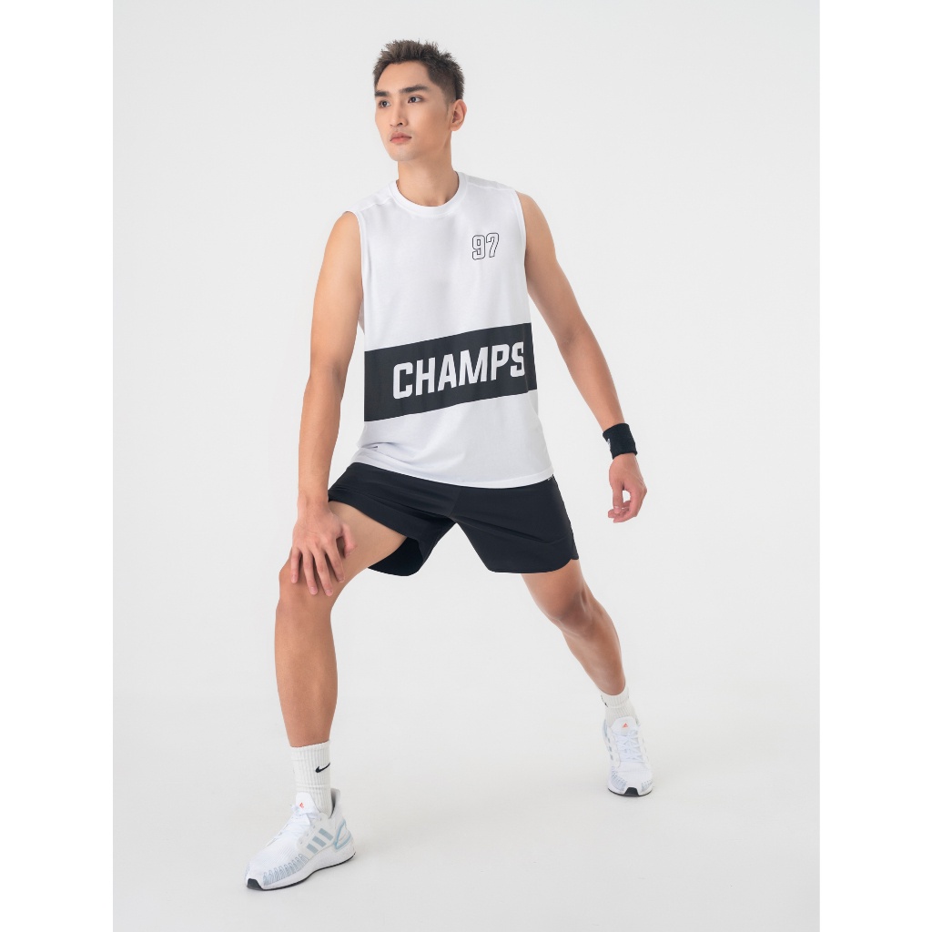 Áo sát nách nam CANIFA chất liệu cotton pha, cổ tròn, phom regular 8TA23S002