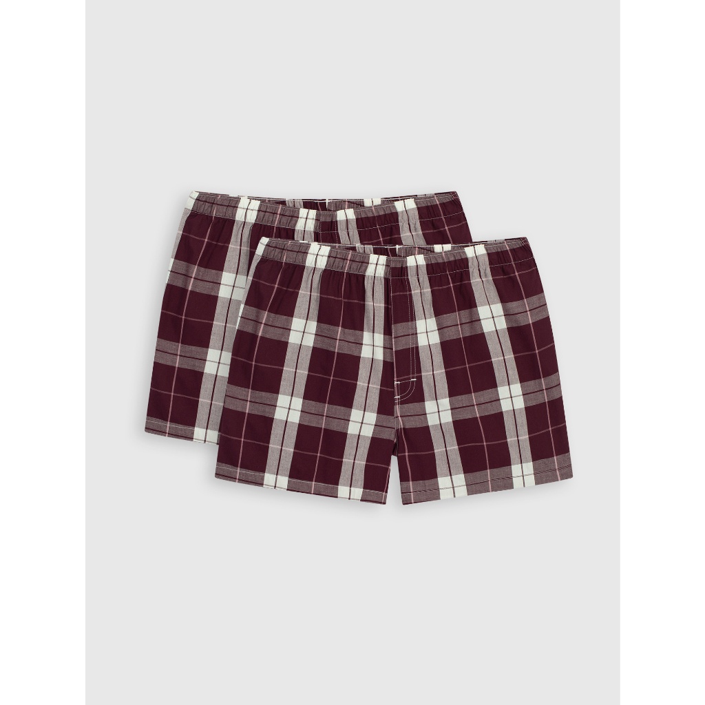 Combo 2 quần sooc nam CANIFA 100% cotton cạp chun 8LA22A010