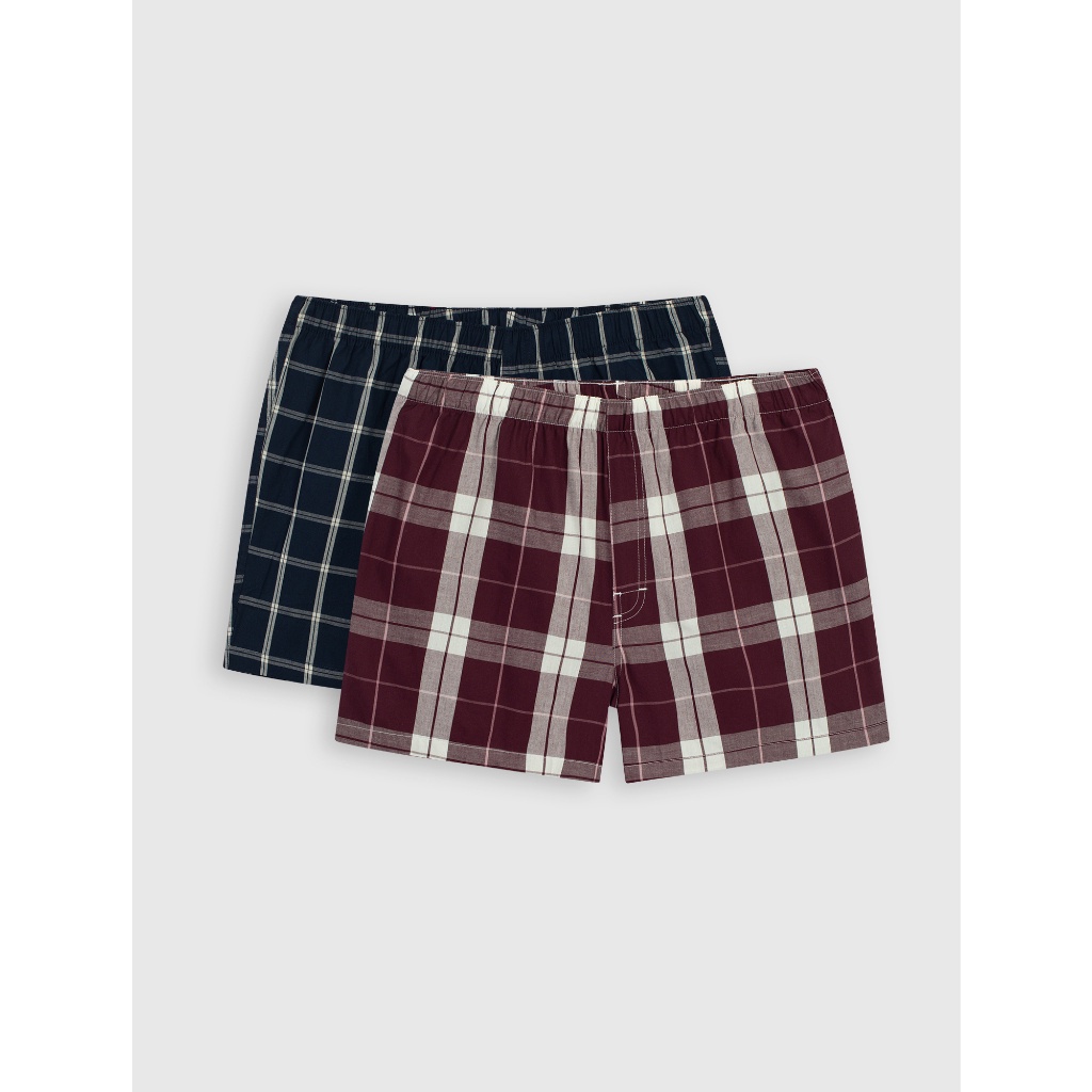 Combo 2 quần sooc nam CANIFA 100% cotton cạp chun 8LA22A010