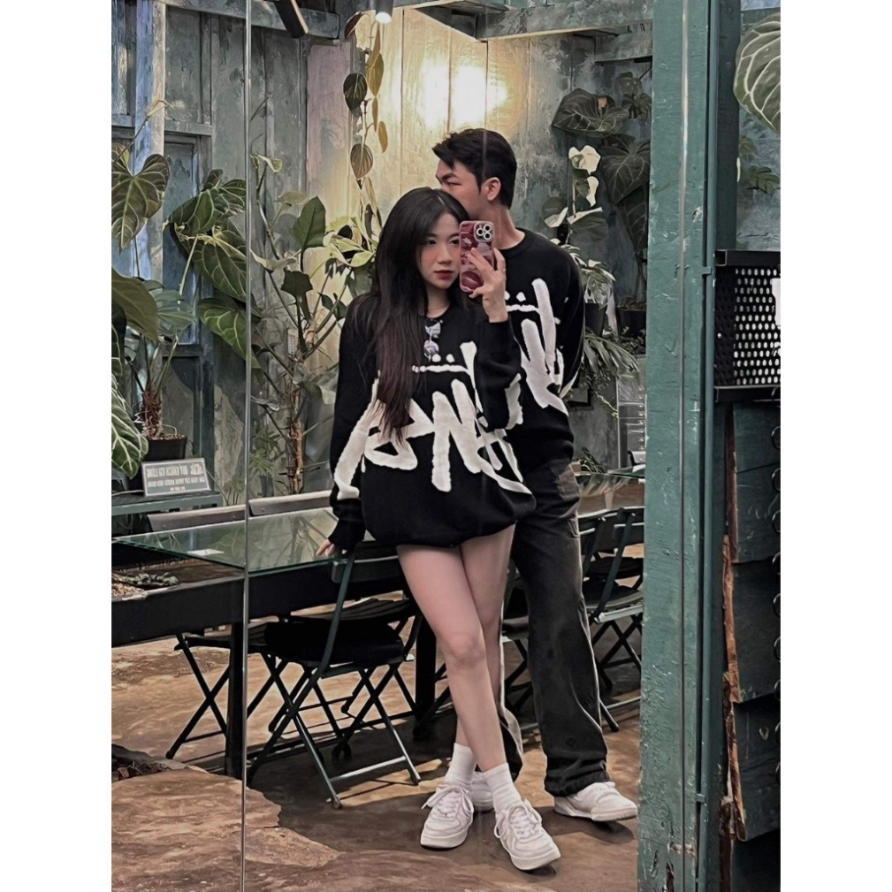Áo Len Sweater Stussy Nam Nữ In Chữ Siêu Đẹp - Áo Len StusSSy Hàng Quảng Châu Chất Len Dày Dặn Hàng Loại 1