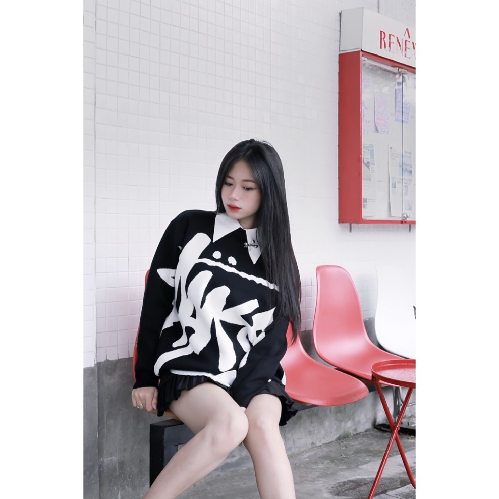 Áo Len Sweater Stussy Nam Nữ In Chữ Siêu Đẹp - Áo Len StusSSy Hàng Quảng Châu Chất Len Dày Dặn Hàng Loại 1