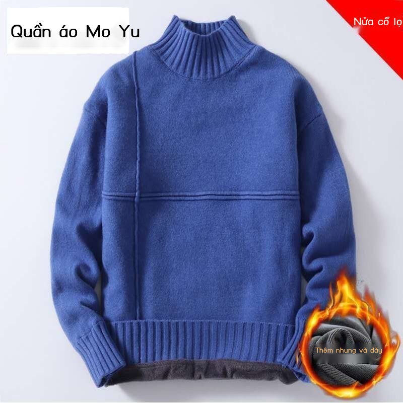 Áo sweater Lông Cừu Dày Cổ Lọ Thời Trang Mùa Đông Cho Nam 40%