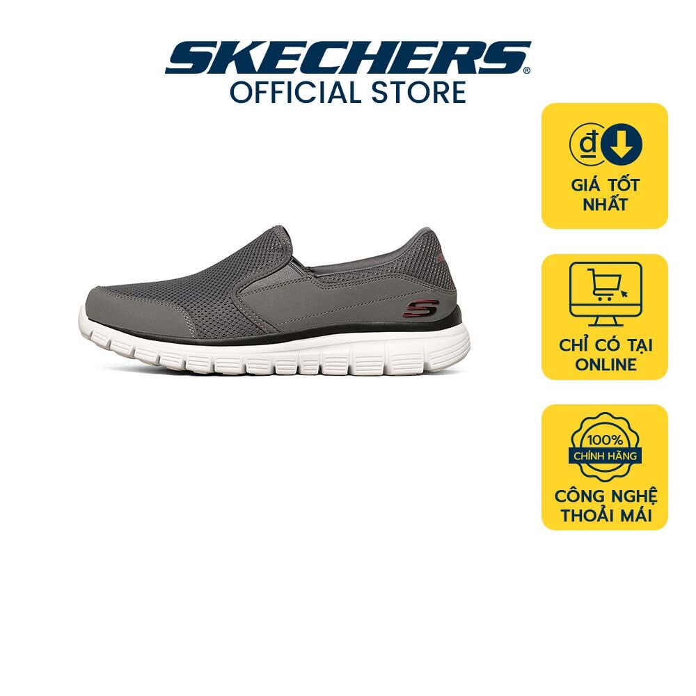 Skechers Nam Giày Thể Thao Tập Gym, Đi Học, Đi Làm Burns - 8790064-CHAR