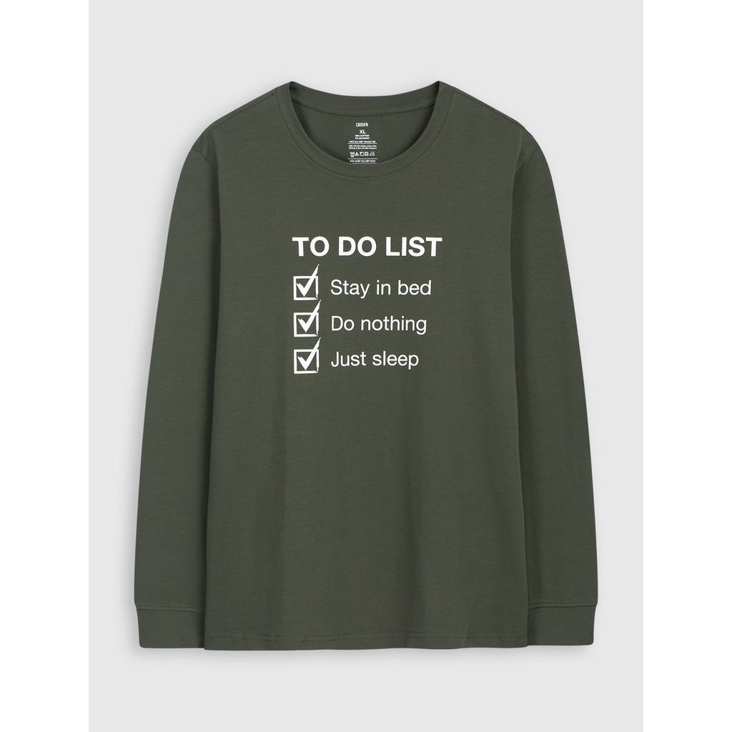 Bộ mặc nhà nam CANIFA hình in 8LS22W006