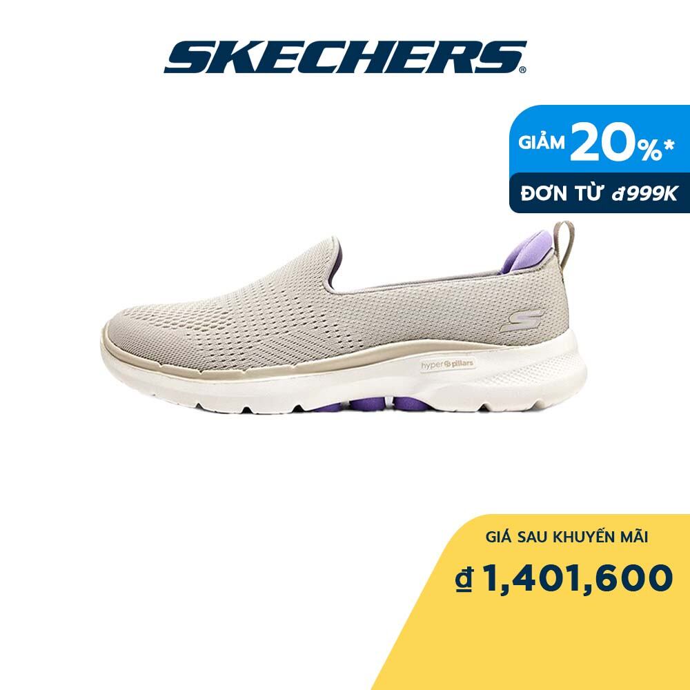 Skechers Nữ Giày Thể Thao GOwalk 6 Ocean Splash Air-Cooled Goga Mat - 124571-TPLV