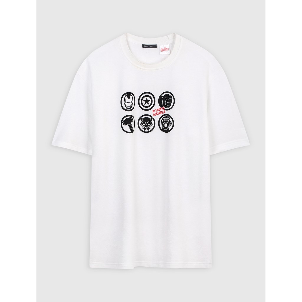 Áo phông nam CANIFA kiểu dáng thời trang in hình Marvel - 8TS21S019