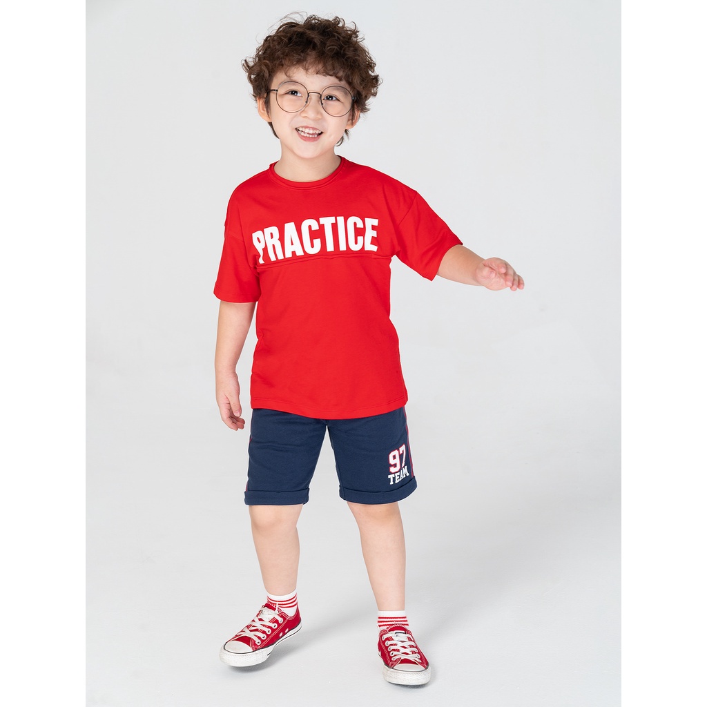 Quần short nỉ bé trai in hình CANIFA - 2BS21C002