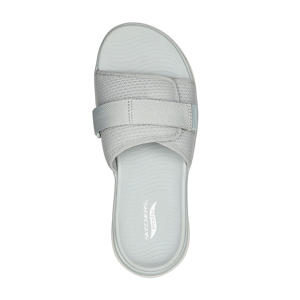 Skechers Nữ Dép Quai Ngang Đi Bộ On-The-GO Arch Fit Radiance Walking - 141322-GRY (Skechers_Live)