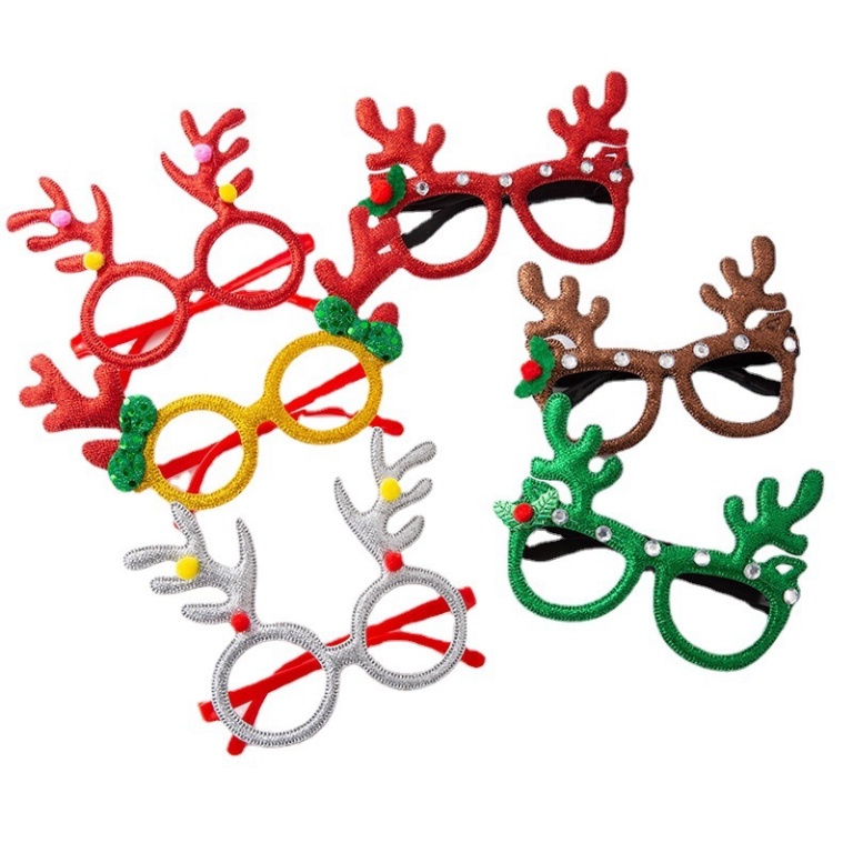 Mắt kính Noel siêu dễ thương cho bé chơi giáng sinh