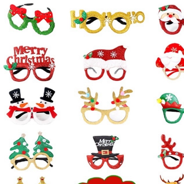 Mắt kính Noel siêu dễ thương cho bé chơi giáng sinh