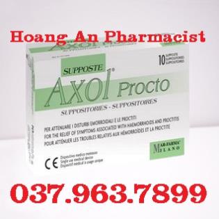 Axol Procto giảm ngay mọi triệu chứng của trĩ chính hãng Italia