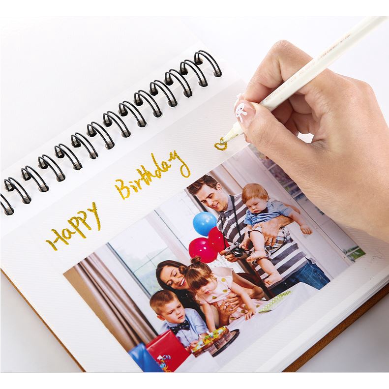 Album ảnh để bàn có lớp nilon dán sẵn
