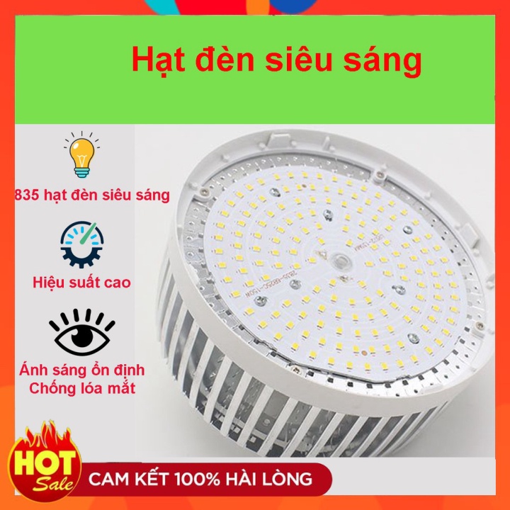 Led Bulb siêu sáng, đèn Led 150w, đui E27, tản nhiệt NHÔM, ánh sáng trắng, dùng cho chụp ảnh, nhà xưởng