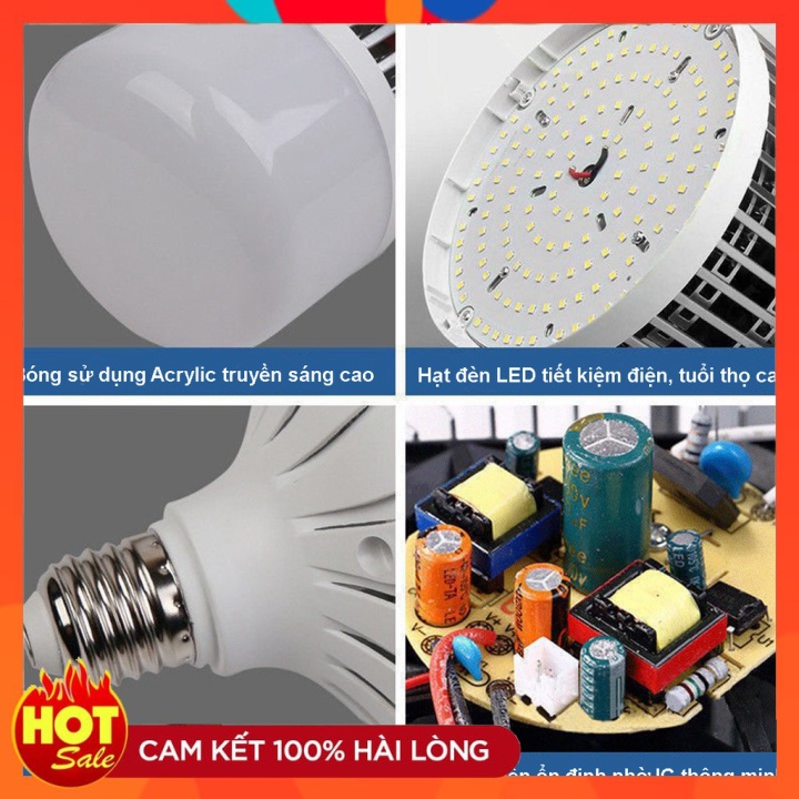 Led Bulb siêu sáng, đèn Led 150w, đui E27, tản nhiệt NHÔM, ánh sáng trắng, dùng cho chụp ảnh, nhà xưởng