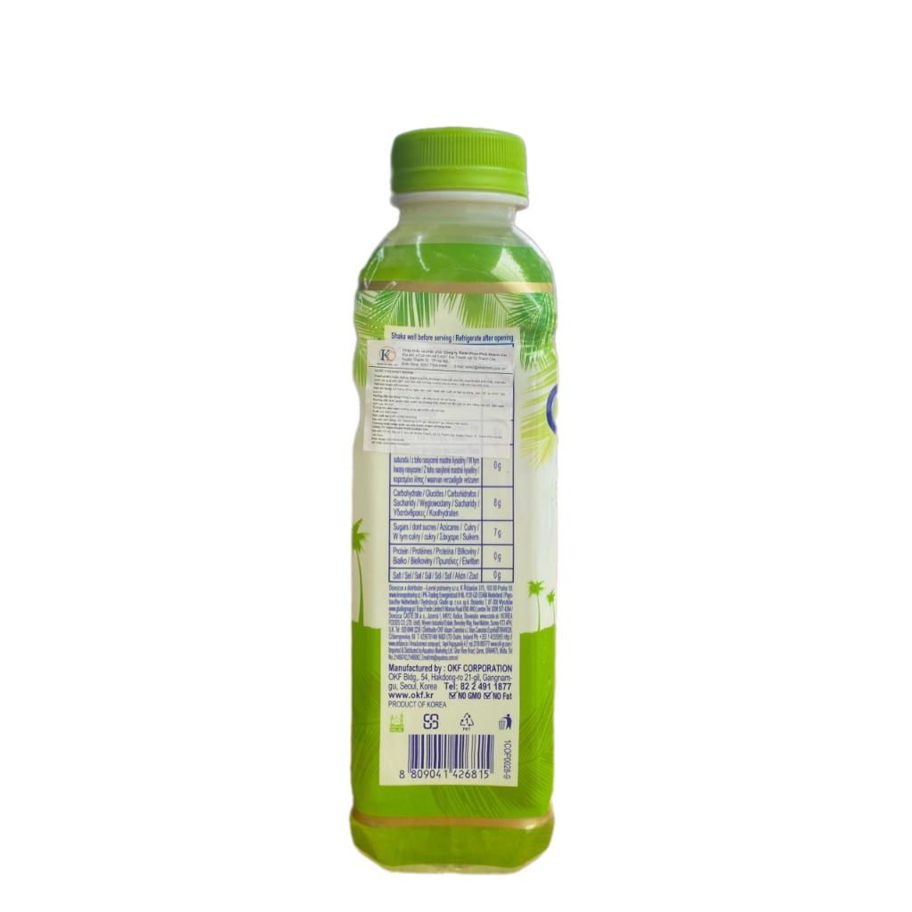 Nước dừa Coconut Drink OKF 500ml - Giúp cung cấp chất khoáng và dưỡng chất cho cơ thể Tmart