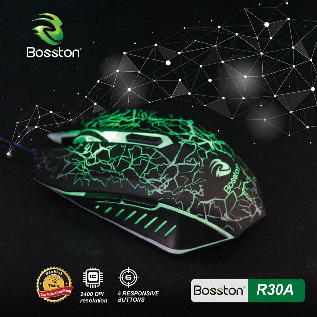 Chuột máy tính Bosston R30A LED