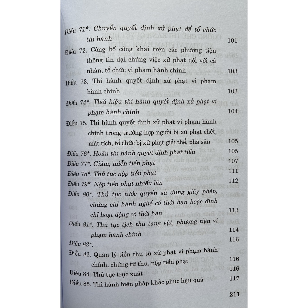 Sách Luật Xử Lý Vi Phạm Hành Chính