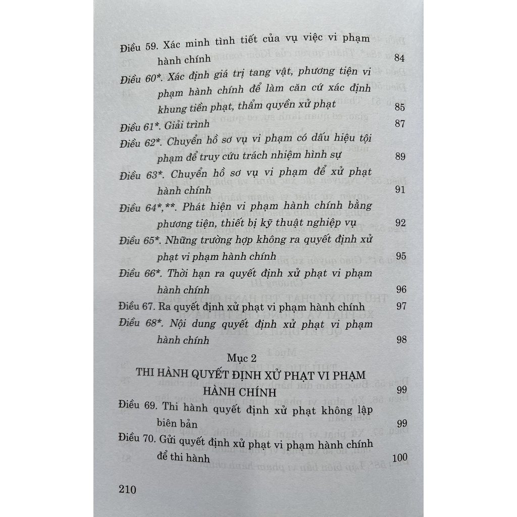 Sách Luật Xử Lý Vi Phạm Hành Chính