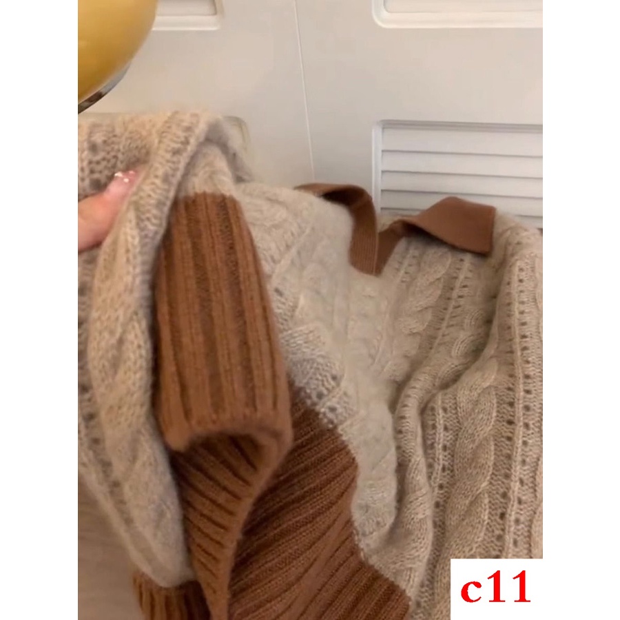 Áo sweater Dệt Kim Mềm Dáng Rộng Thời Trang Thu Đông 2023 Cho Nữ