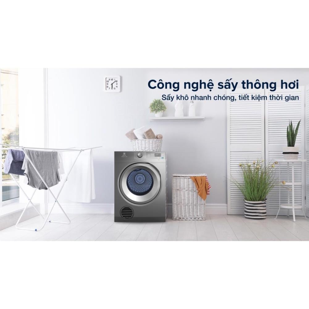 Máy sấy thông hơi Electrolux 8.5 kg EDS854N3SB