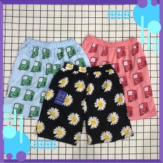Quần short lửng cartoon thú unisex -lapi vn ,freesize đến 65kg,