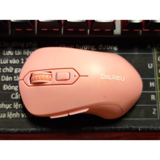 Conghoamobile Chuột không dây Dareu LM115G Hồng cũ