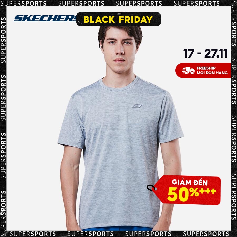 Áo thun thể thao nam Skechers - SP22Q3M093-TRWD