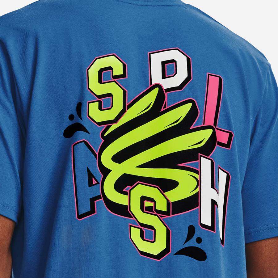 Áo thun thể thao nam Under Armour Curry Splash Party - 1376803-481