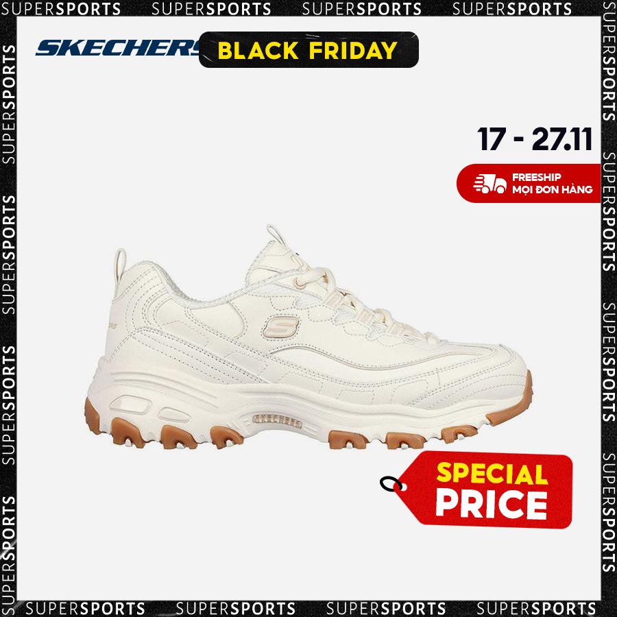 Giày sneaker nữ Skechers D'Lites - 149807-OFWT