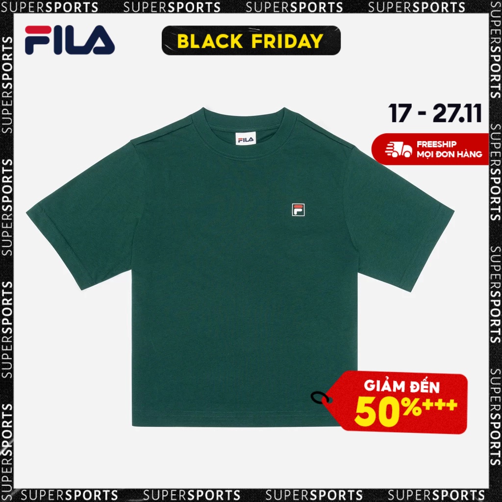 Áo thun thể thao nữ Fila Value Pack Regular Basic Logo - FW2TSF3004F-GRF