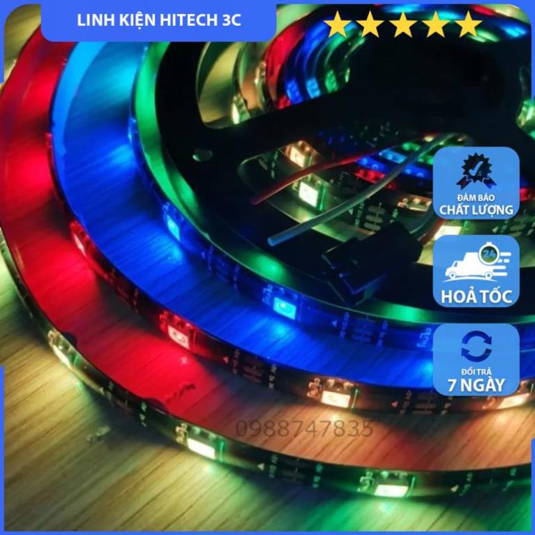 Đèn Led WS2812B ARGB 5V 30led/m full màu, LED ARGB Led đuổi