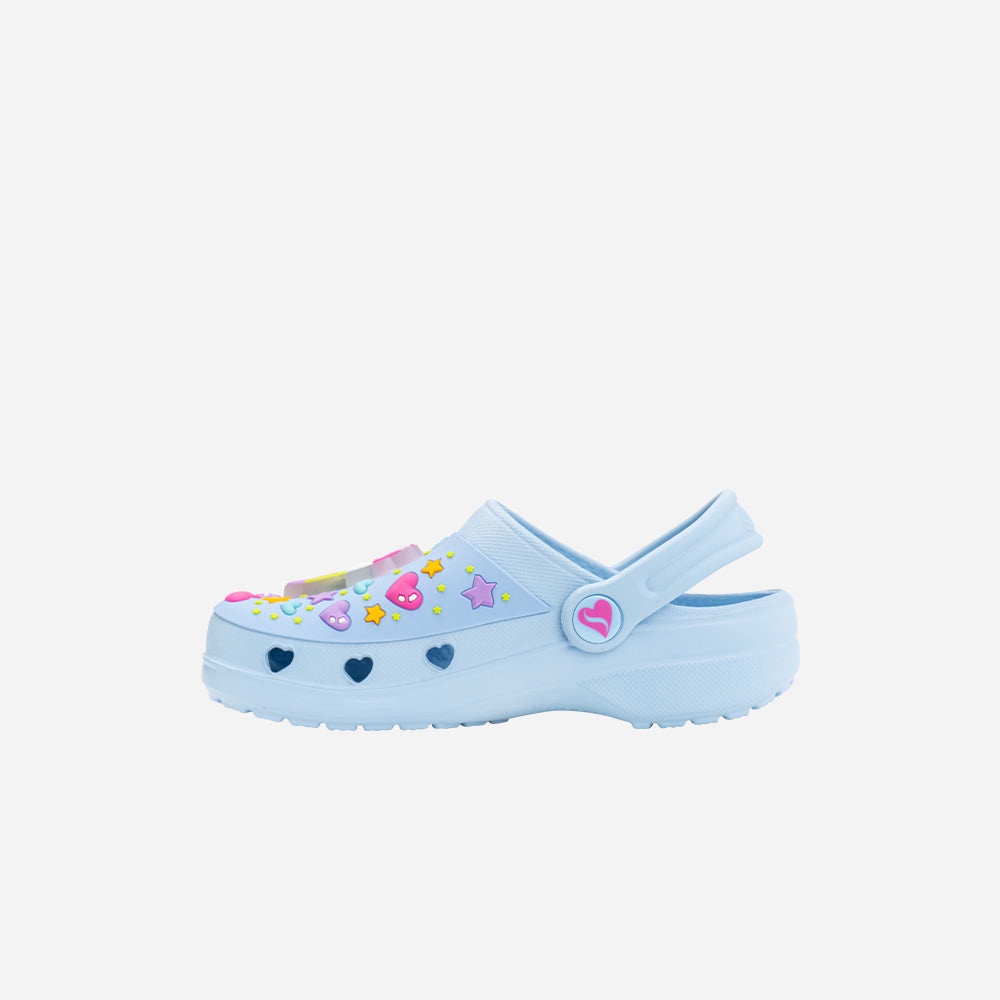 Giày sneaker bé gái Skechers Foamies Heart Charmer - 308016L-LTBL