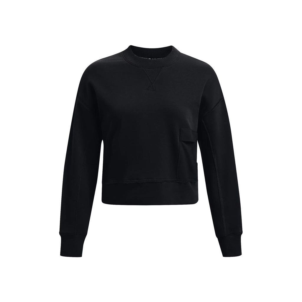 Áo thun tay dài thể thao nữ Under Armour Project Rock Fleece - 1365989-001
