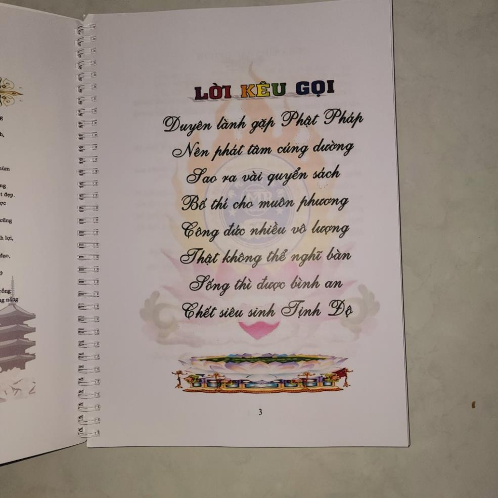 Tặng viết, Vở chép kinh địa tạng NXB HỒNG ĐỨC cao cấp chữ mờ đầy đủ và chuẩn nhất hiện nay, khổ to a4