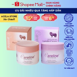 Kem Dưỡng Da Mỡ Cừu CARELINE Lanolin Cream Giúp Dưỡng Ẩm, Khỏe Mạnh Và Ngăn Ngừa Vết Nhăn 100ml
