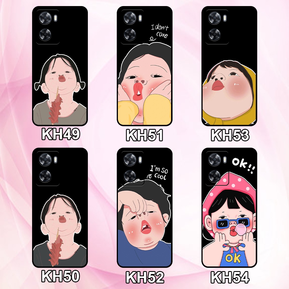 Ốp lưng Oppo A57 2022 / A77s / A57 4G in hình cô gái dễ thương ngộ nghĩnh