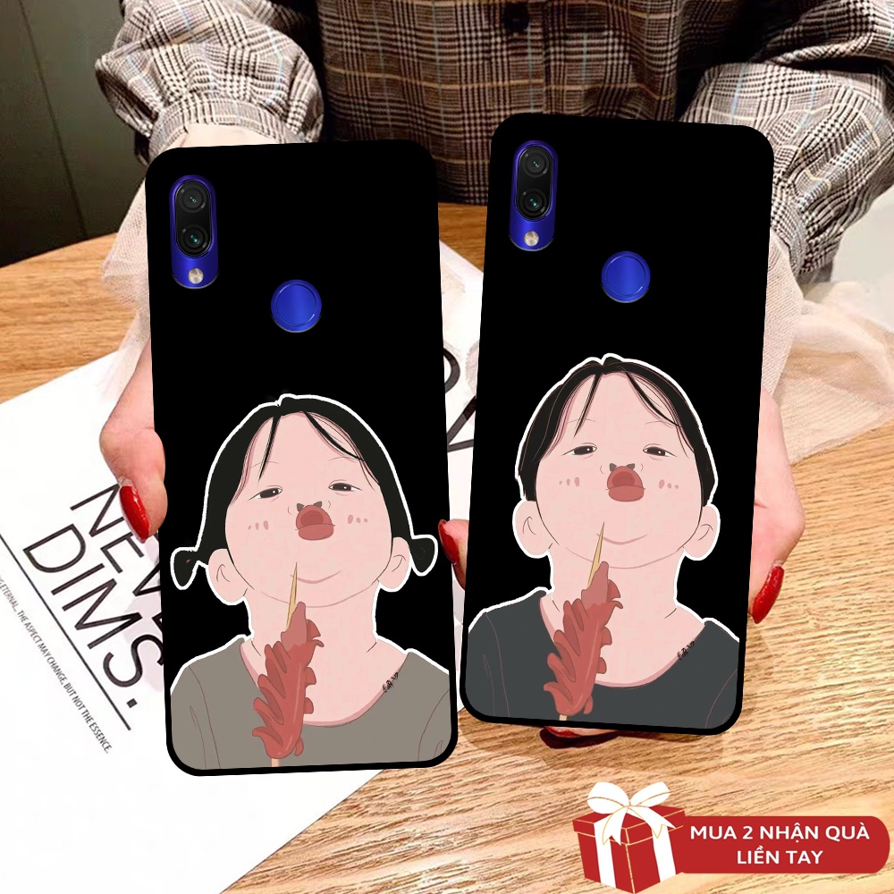 Ốp lưng Xiaomi Redmi 7 / Redmi Note 7 / Redmi Note 7 Pro in hình cô gái dễ thương ngộ nghĩnh
