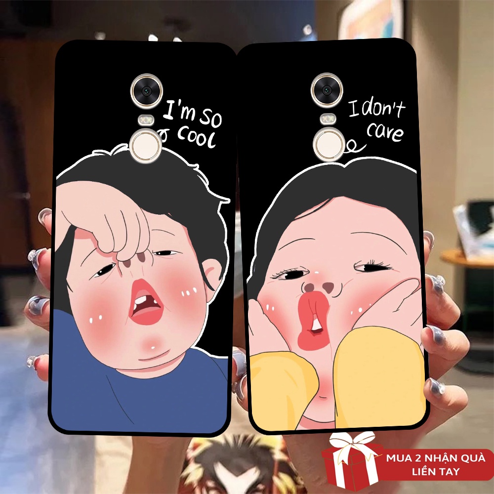 Ốp lưng Xiaomi Redmi Note 4/ Note 4x / Redmi 5 / Redmi 5 Plus in hình cô gái dễ thương ngộ nghĩnh