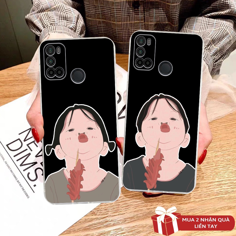 Ốp lưng Vsmart Joy 4 / Live 4 / Star 5 in hình cô gái dễ thương ngộ nghĩnh
